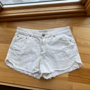 Free People denim cutoff shorts